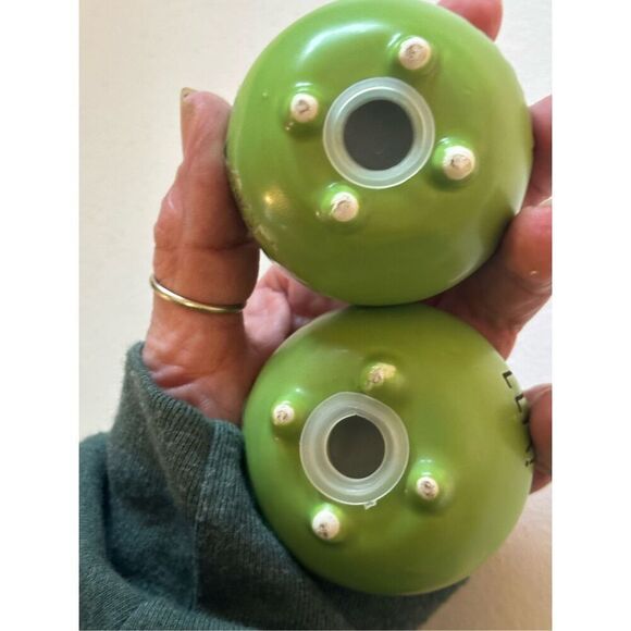 Rae Dunn Artisan Collection "BOO!" & "EEK!" Halloween Salt & Pepper Shakers - Picture 5 of 6